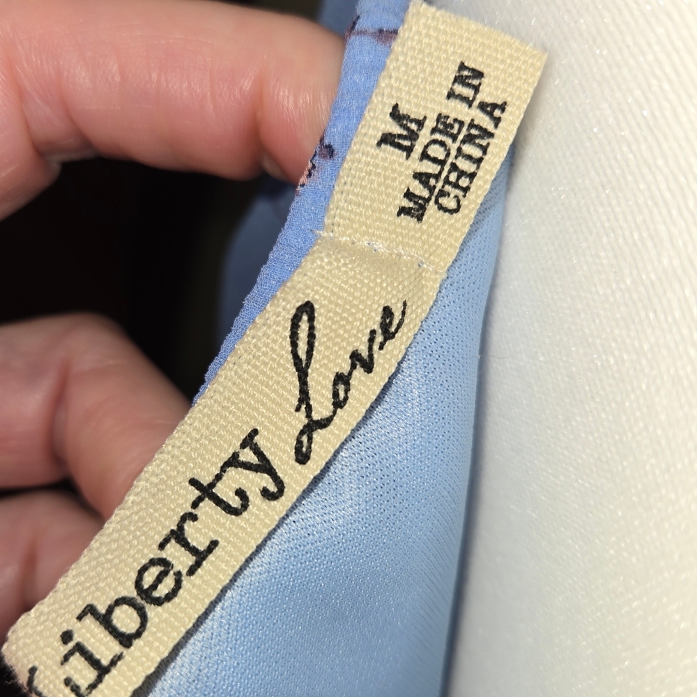 Liberty Love Blue Floral Dress - Picture 3 of 3